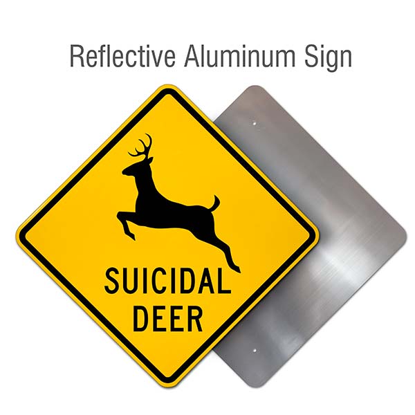 Suicidal Deer Sign