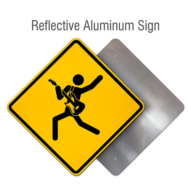 Guitar Player Symbol Sign