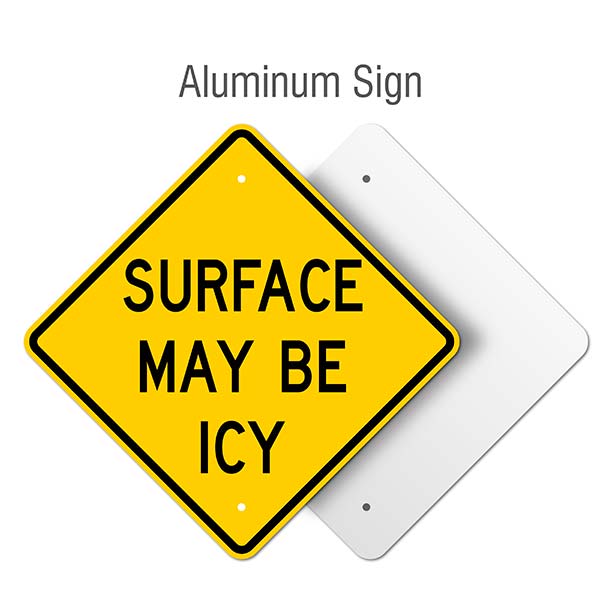 Surface May Be Icy Sign
