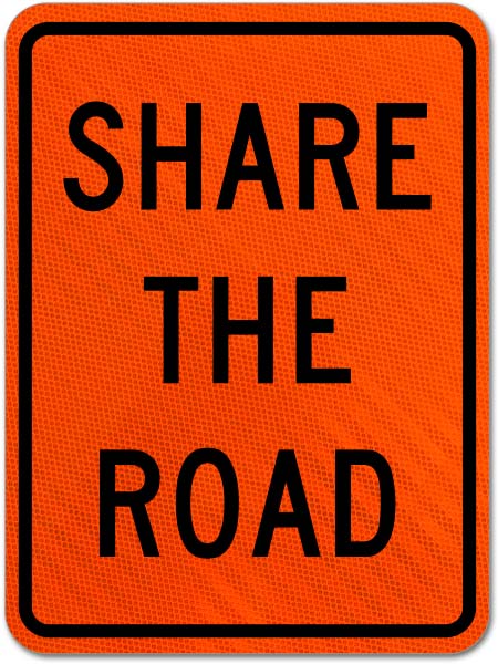 Share The Road Sign