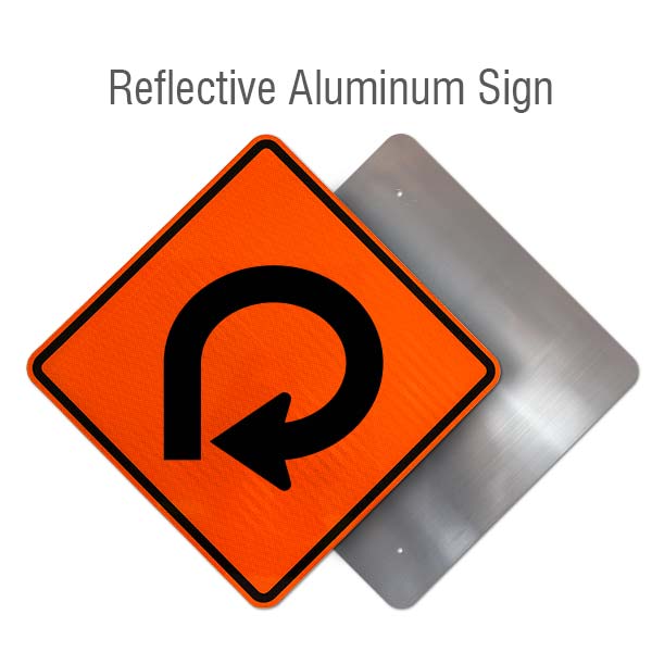 Right 270 Degree (Loop) Curve Sign