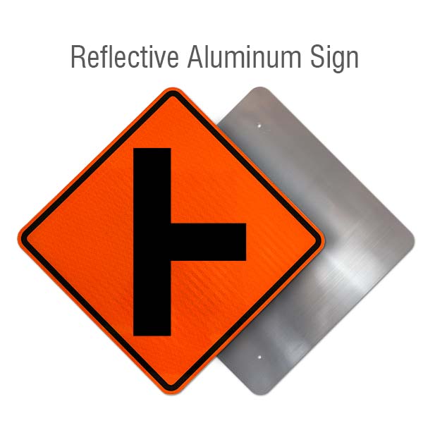 Right Side Road Intersection Sign