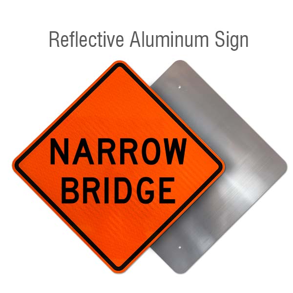 Narrow Bridge Sign