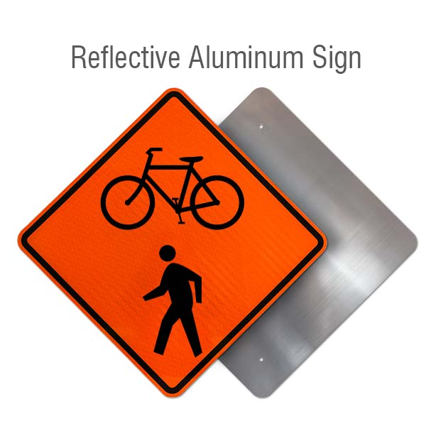 Bicycle & Pedestrian Crossing Sign