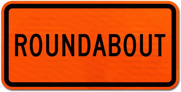Roundabout Sign