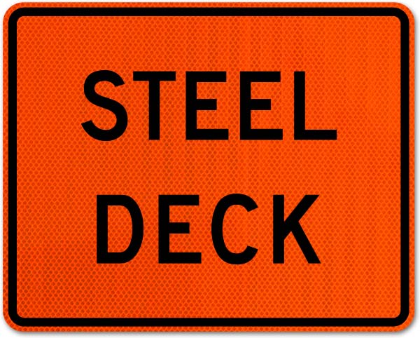 Steel Deck Sign