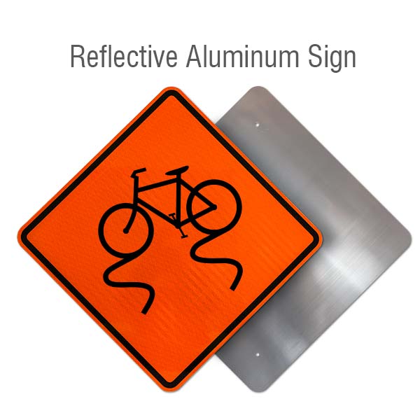 Bicycle Surface Condition Sign