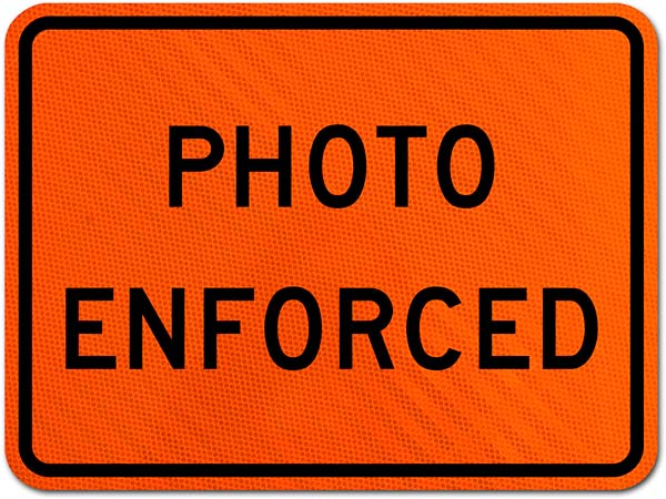 Photo Enforced Sign
