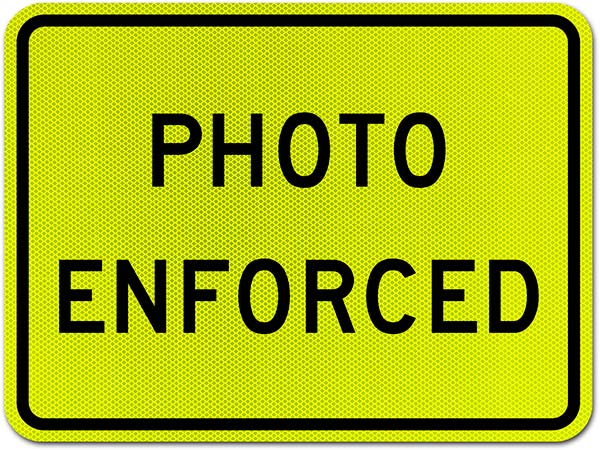 Photo Enforced Sign