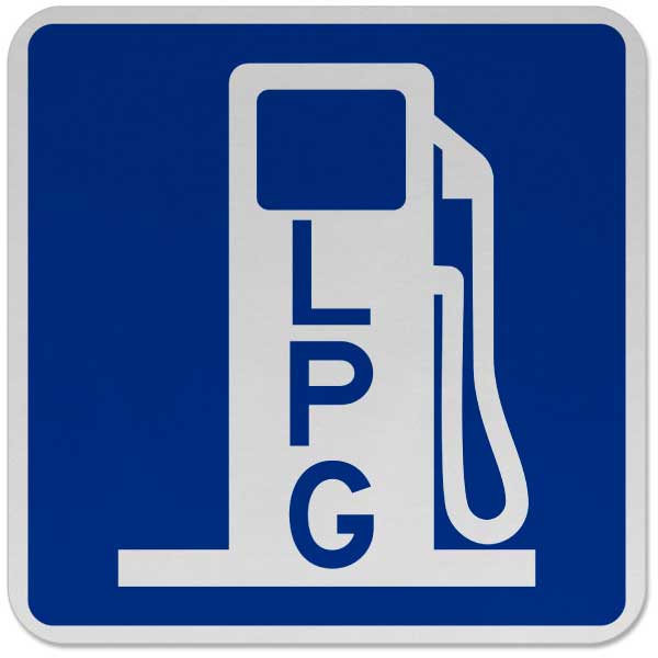Alternative Fuel - Liquidified Petroleum Gas Sign