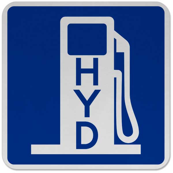Alternative Fuel - Hydrogen Sign