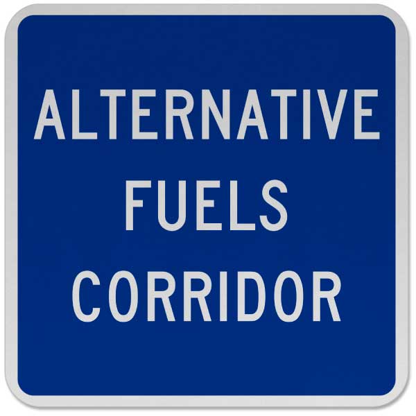 Alternative Fuels Corridor Sign