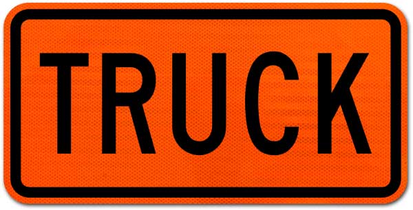 Truck Route Marker Sign
