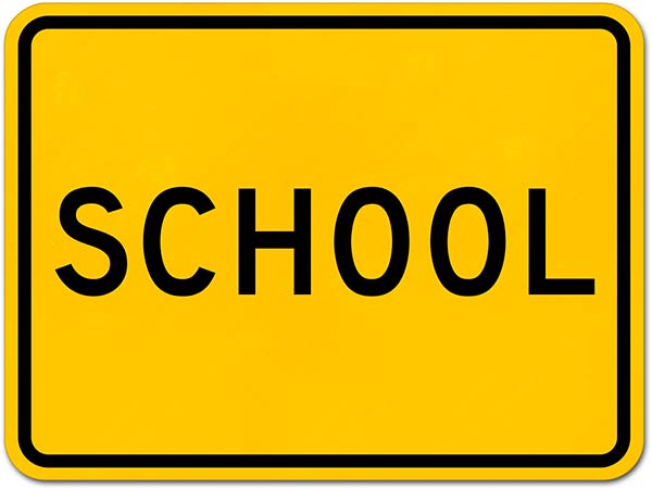 School Sign