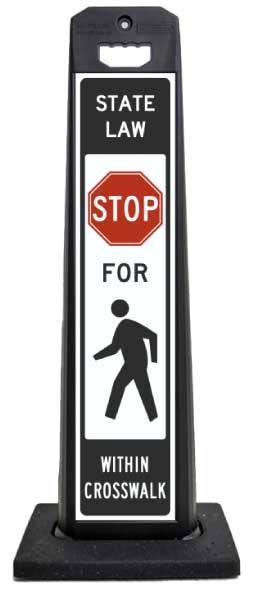 Stop for Pedestrian Vertical Panel