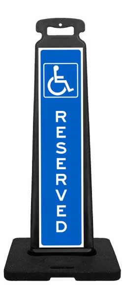 Accessible Reserved Parking Vertical Panel
