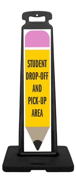 Student Drop-Off and Pick-Up Vertical Panel