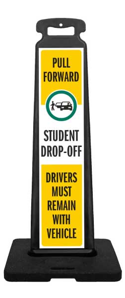 Student Drop Off Vertical Panel