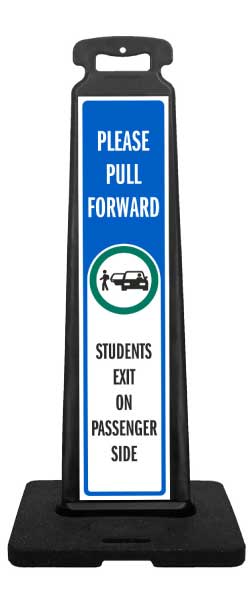 Please Pull Forward Vertical Panel