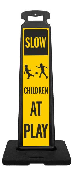 Children at Play Vertical Panel