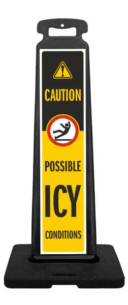 Possible Icy Conditions Vertical Panel