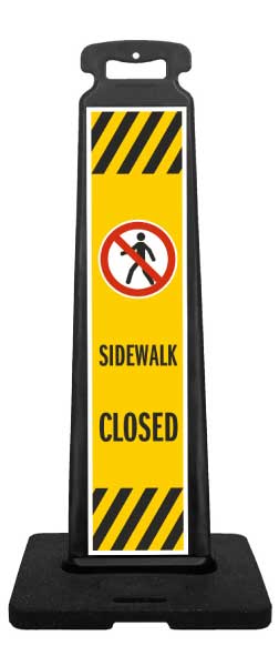 Sidewalk Closed Vertical Panel