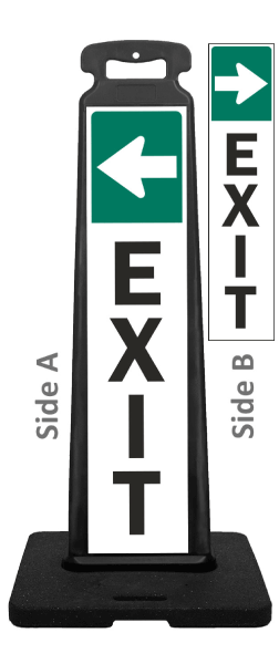 Exit Vertical Panel