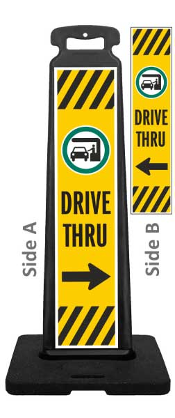 Directional Drive Thru Vertical Panel