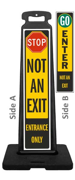 Not an Exit Vertical Panel