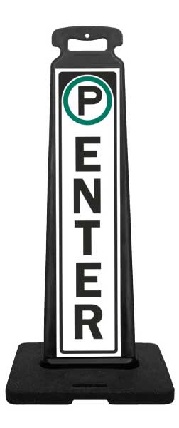 Enter Parking Vertical Panel