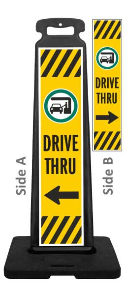 Directional Drive Thru Vertical Panel