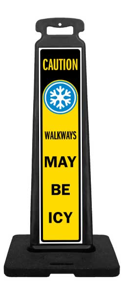 Walkways May Be Icy Vertical Panel