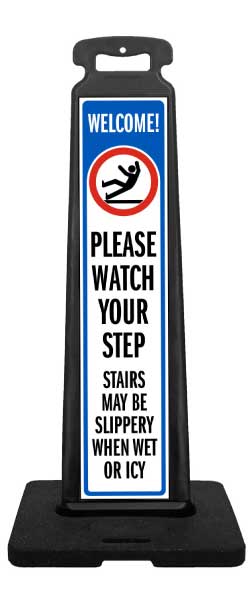 Please Watch Your Step Vertical Panel