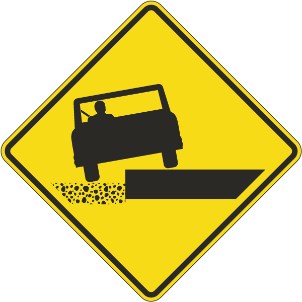 Soft Shoulder Loose Gravel Sign