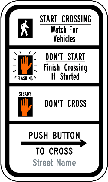 Custom Traffic Signal Sign - Save 10% Instantly