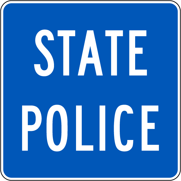 State Police Sign