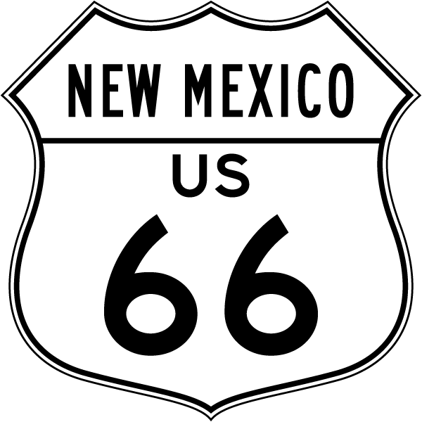 New Mexico US 66 Replica Road Sign