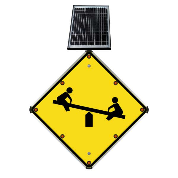LED Solar Playground Sign