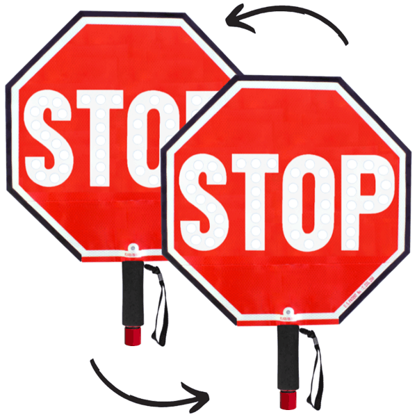 12" LED Stop / Stop Paddle
