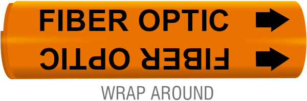 Fiber Optic Cable Wrap-Around Marker