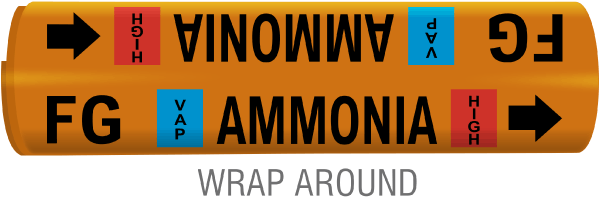 Foul Gas Pipe Marker