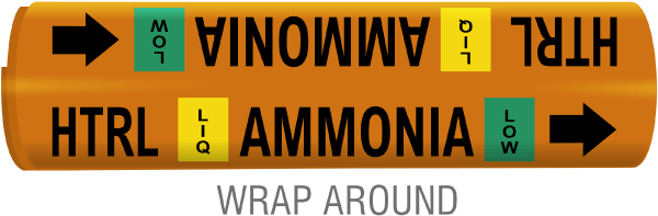 High Temperature Recirculated Liquid Pipe Marker