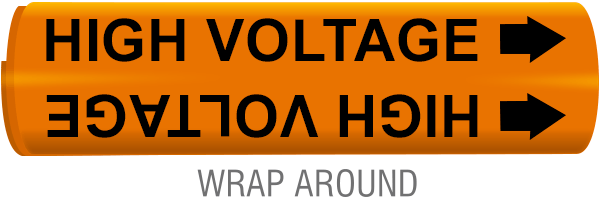 High Voltage Wrap-Around Marker