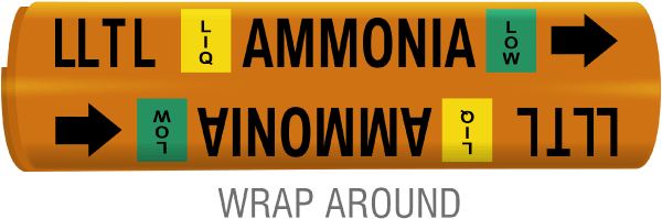 Low Low Temperature Liquid Pipe Marker