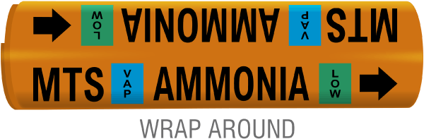 Medium Temperature Suction Pipe Marker