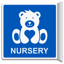2-Way Nursery Sign