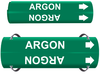 Argon Pipe Marker