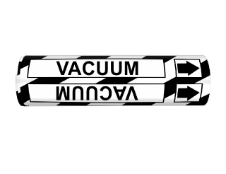 Vacuum Wrap Around & Strap On Pipe Marker
