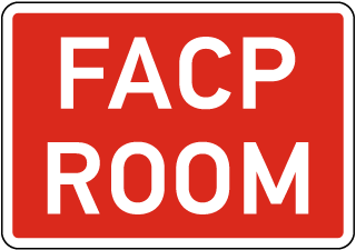 FACP Room Sign
