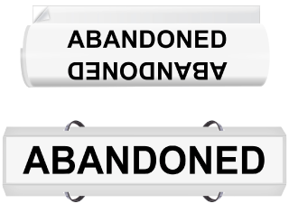 Abandoned High Performance Wrap Around & Strap On Pipe Marker